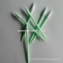 Manufacturer Cleanroom Micro foam pointed spiral tipped Swabs CM-FS751(TX751B/S)